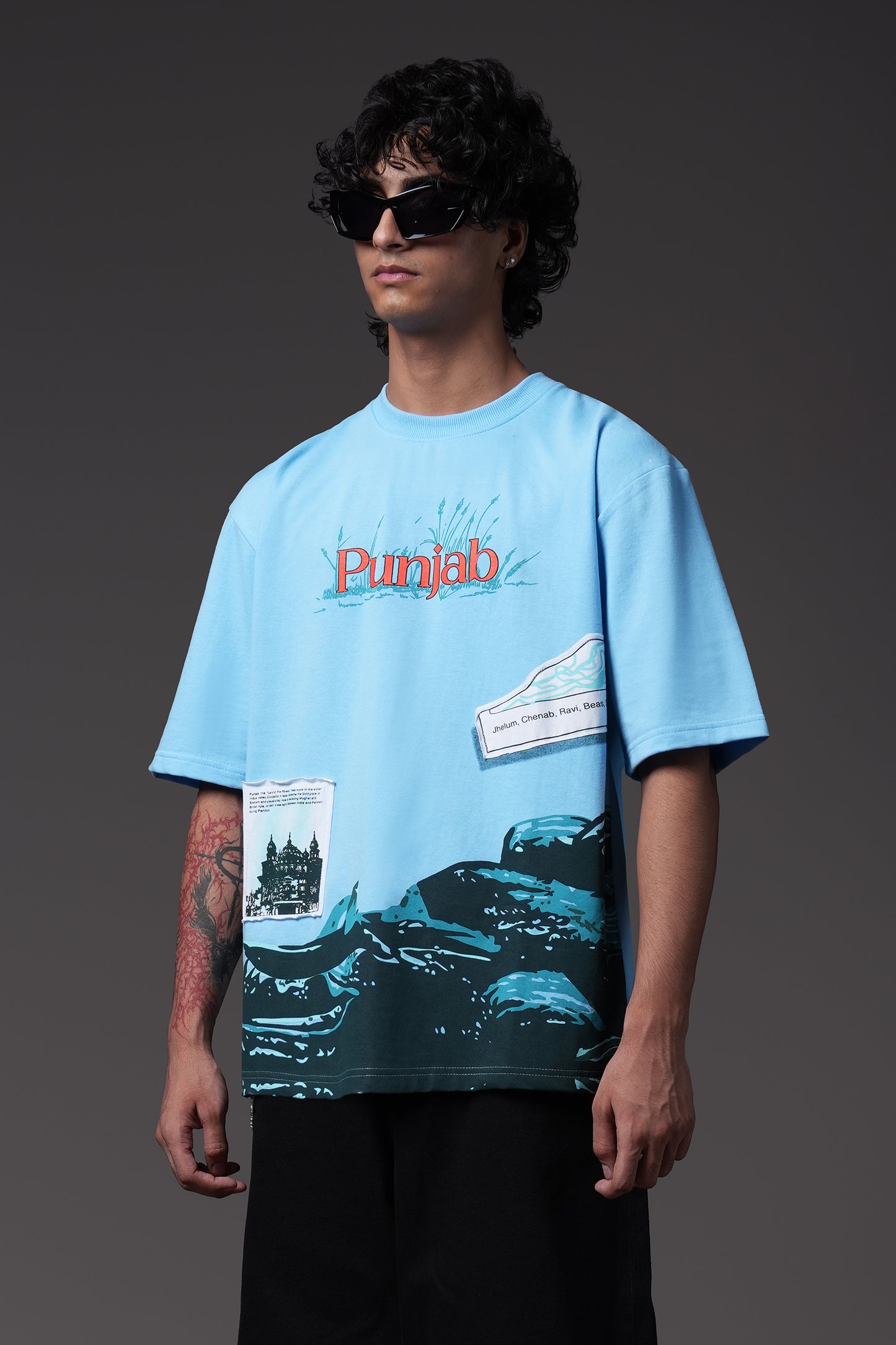 5 Rivers of Punjab T-Shirt