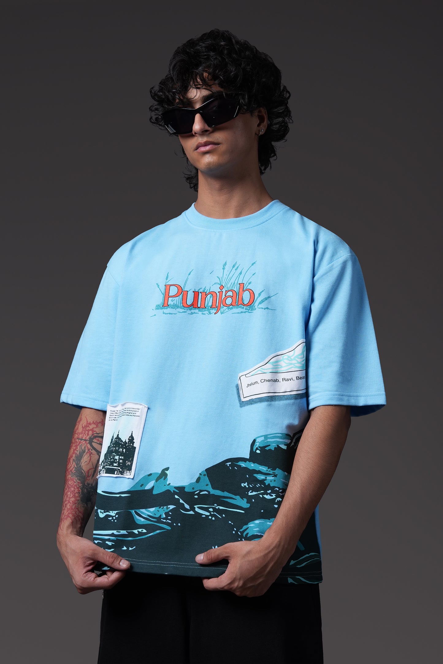 5 Rivers of Punjab T-Shirt