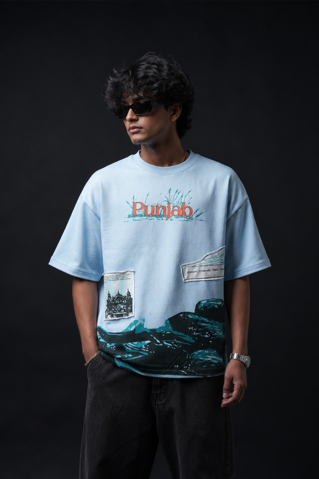 5 Rivers of Punjab T-Shirt