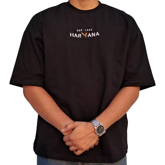 Haryana Wheat Heritage Embroidered Relaxed Fit T-shirt