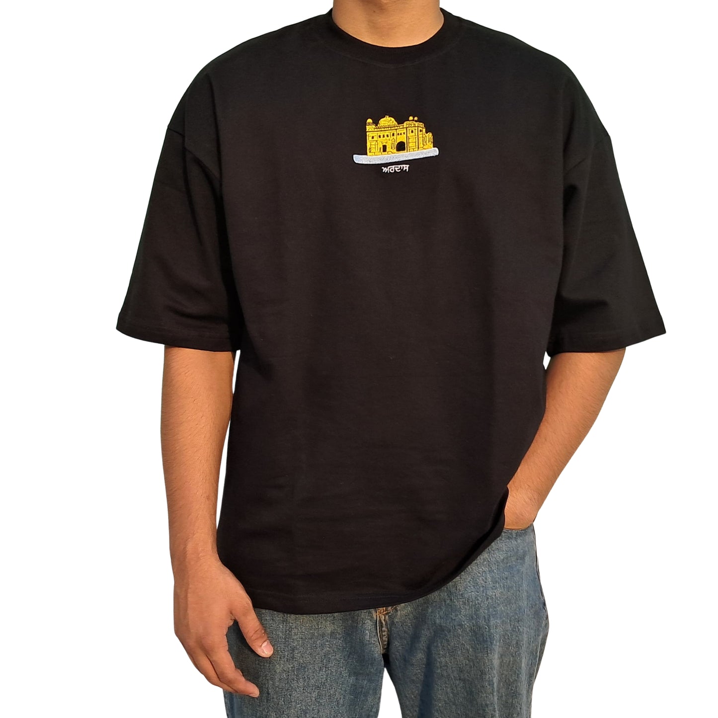 Ardās Embroidered Relaxed Fit T-Shirt